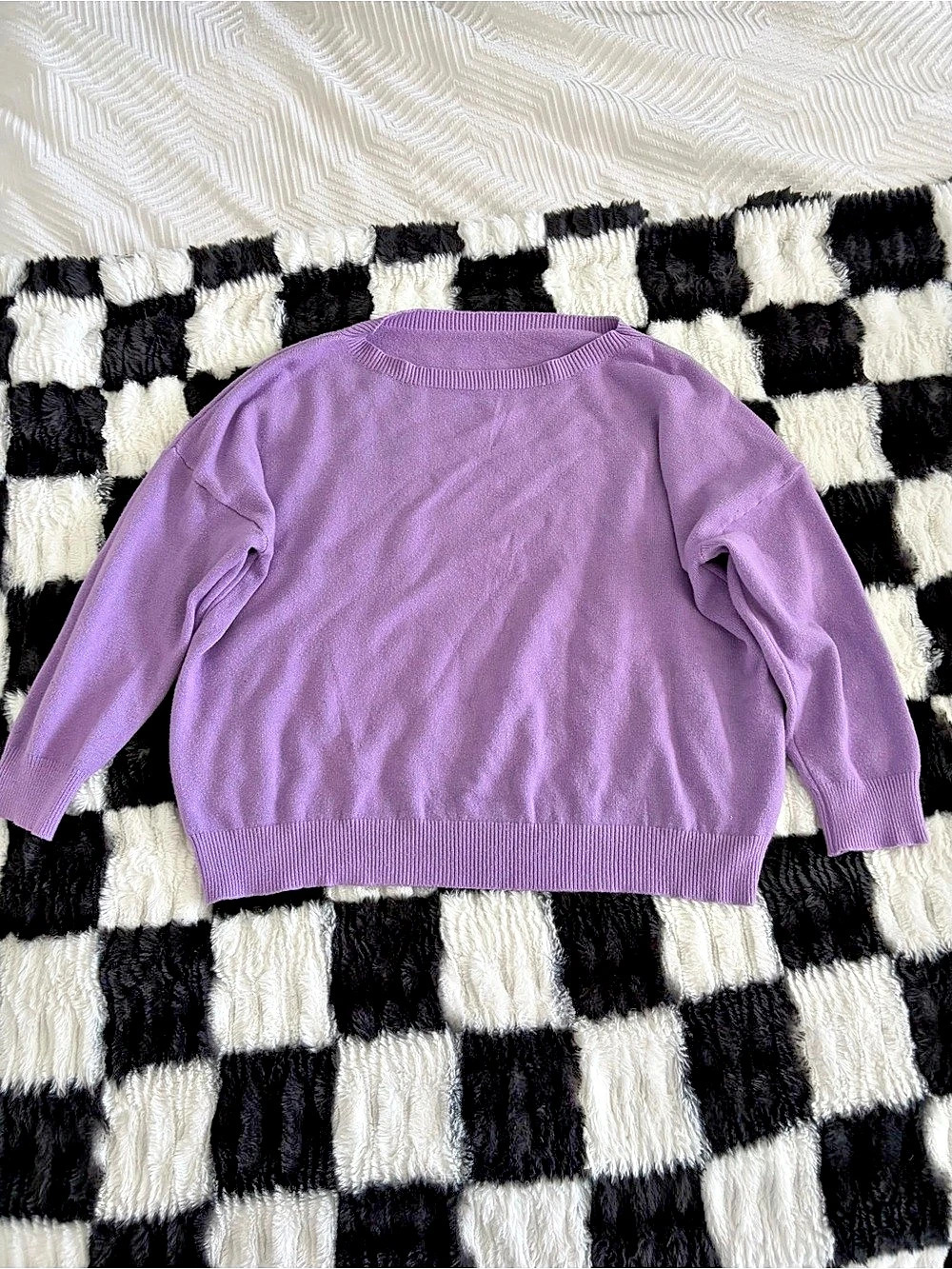 Purple Crewneck Sweater Like New
